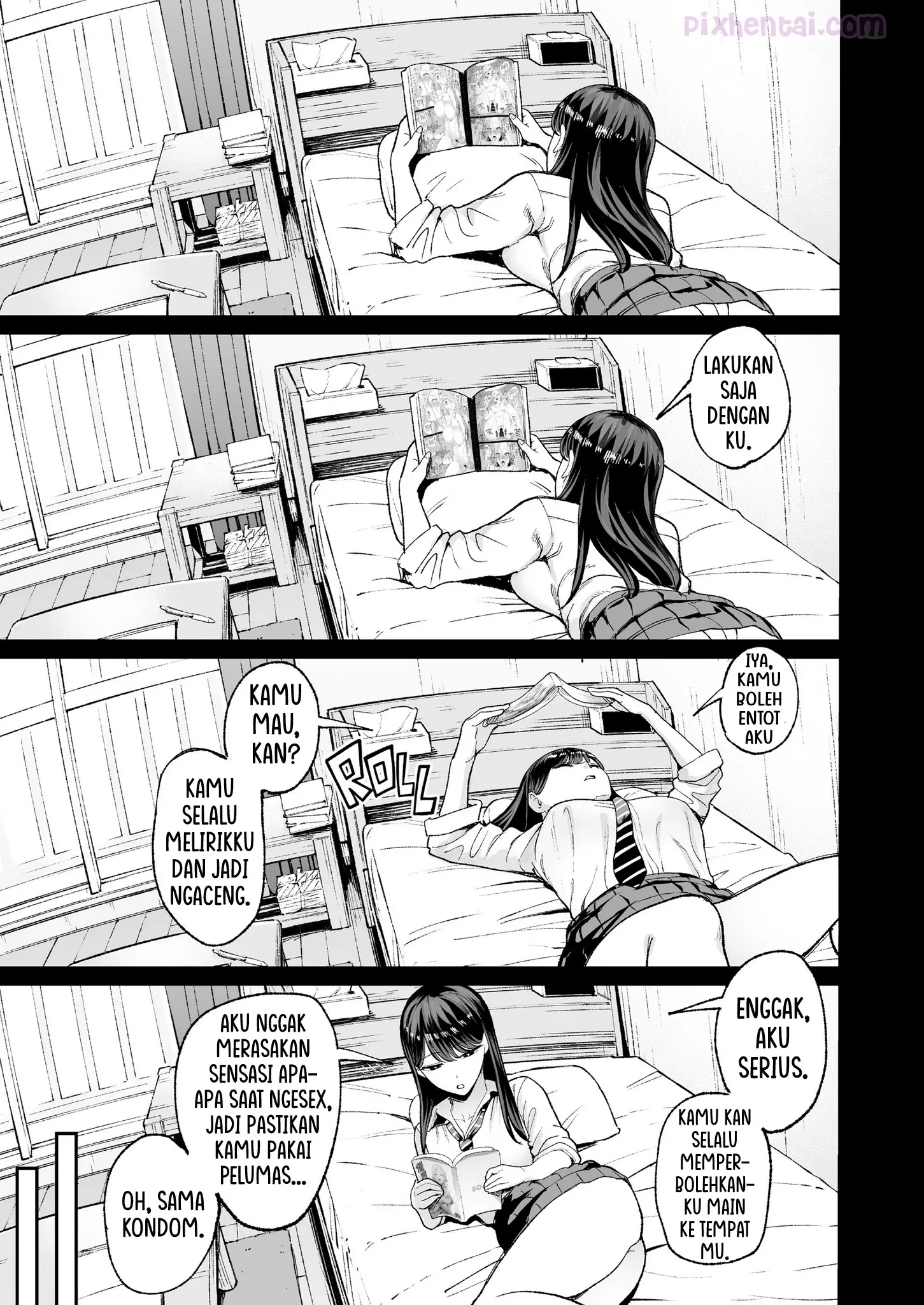 Komik hentai xxx manga sex bokep The Gyaru I Hang Out with Lets Me Use Her Pussy 4.5 page 15